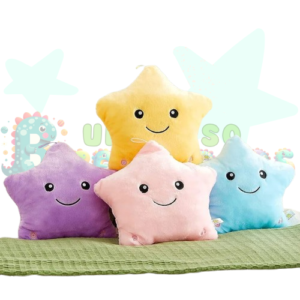 ALMOHADA-PELUCHE ESTRELLA LUMINOSA LED ULTRA SUAVE