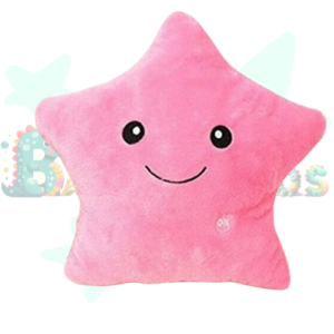 ALMOHADA-PELUCHE ESTRELLA LUMINOSA LED ULTRA SUAVE