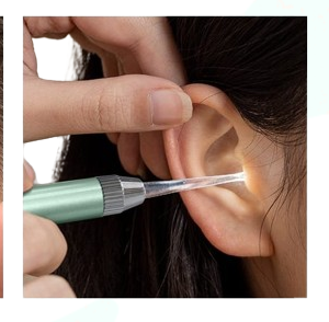 KIT LIMPIA OIDOS CON LINTERNA